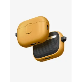 Чехол Uniq CLYDE Lock case для AirPods Pro 3, Racing Yellow/Dark Grey, желтый/серый